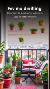 best balcony decor without drilling