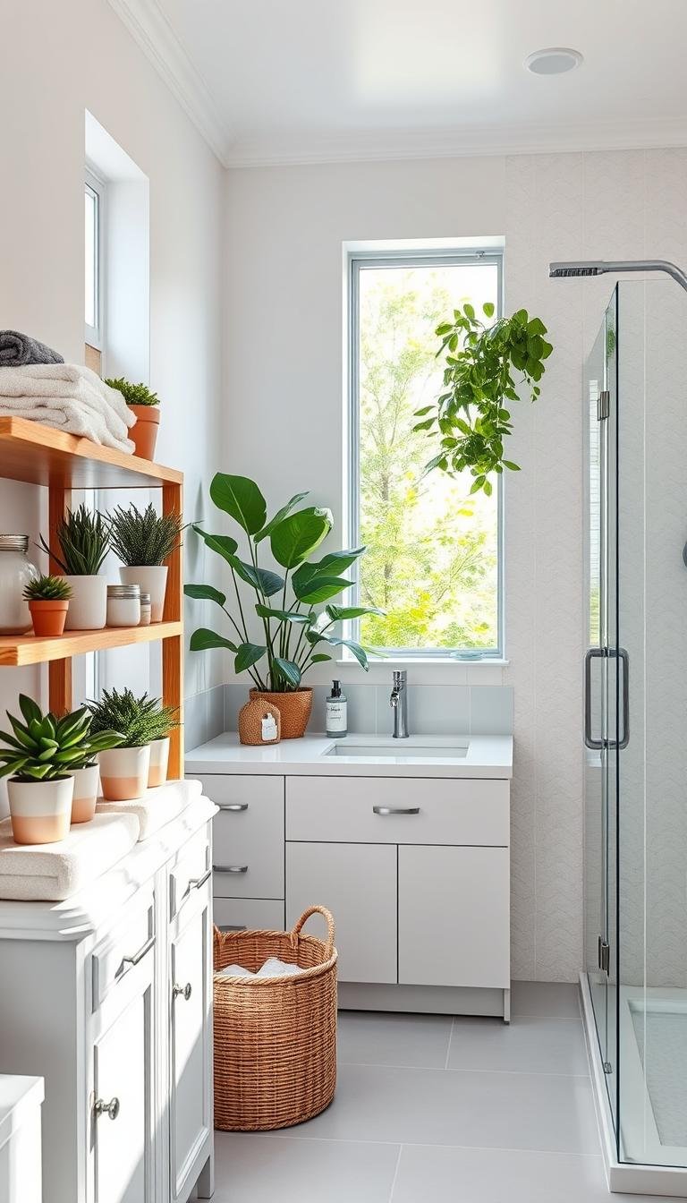 best bathroom storage mix