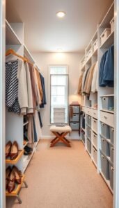 best closet storage mix
