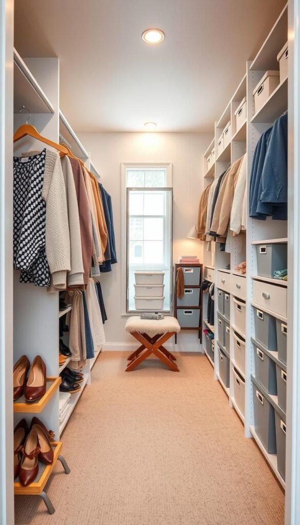 best closet storage mix