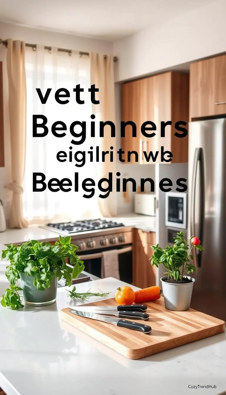 best kitchen setup for beginners
