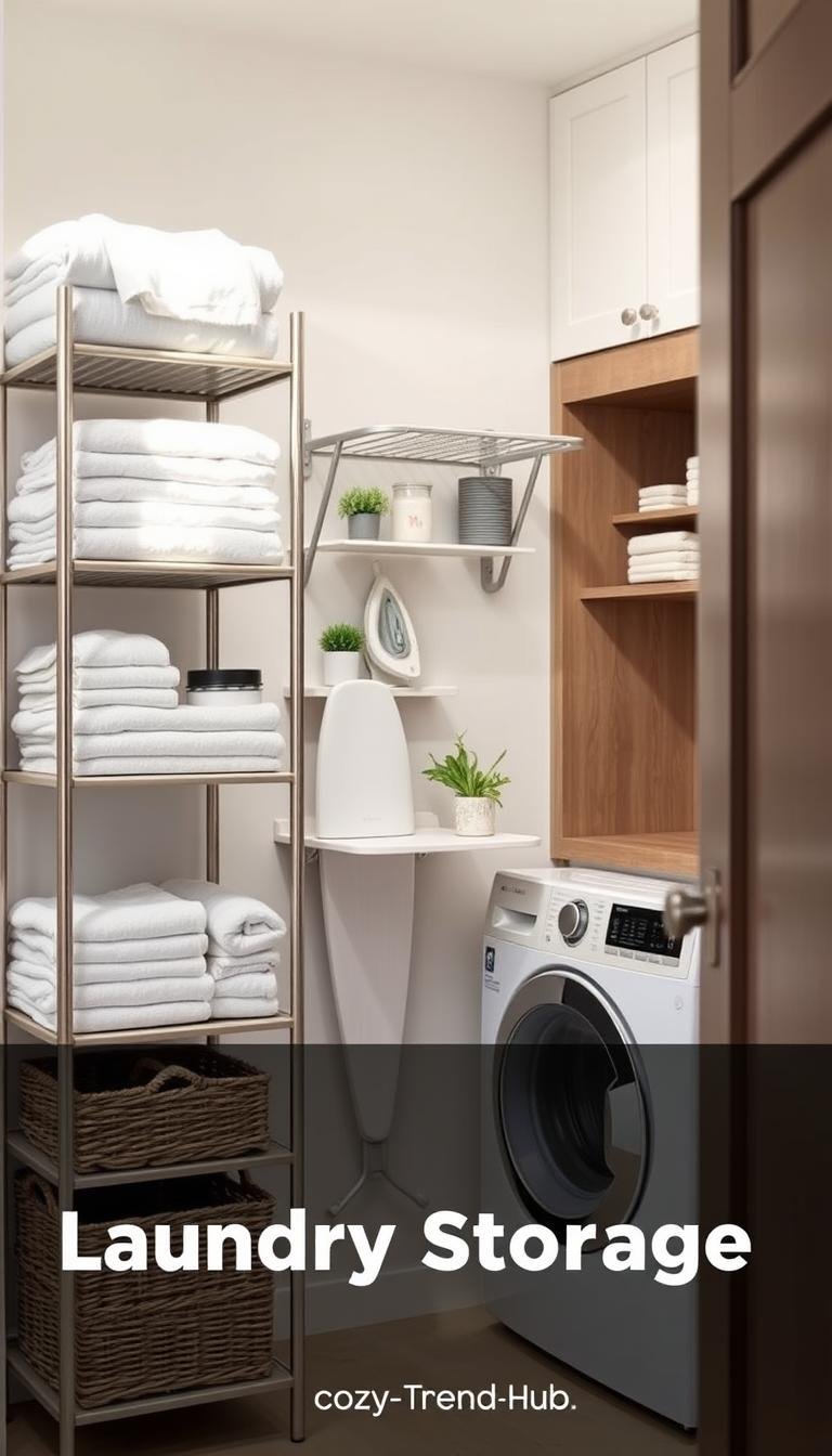best laundry storage for small spaces