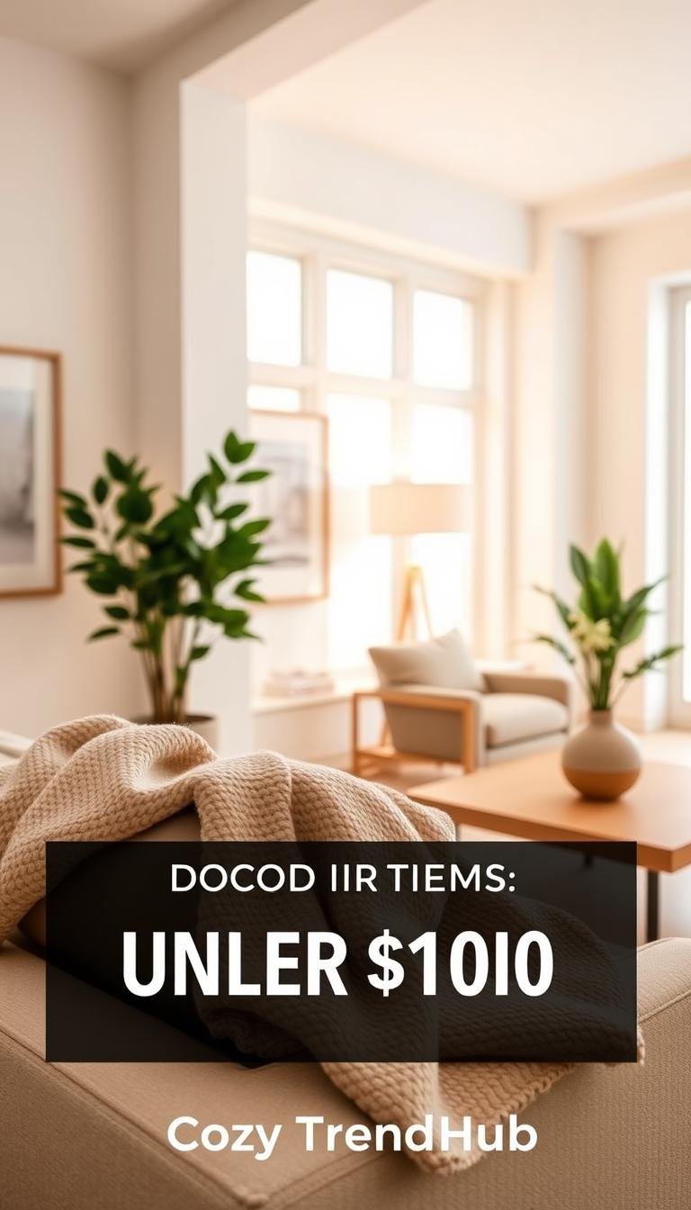best minimalist decor under $100