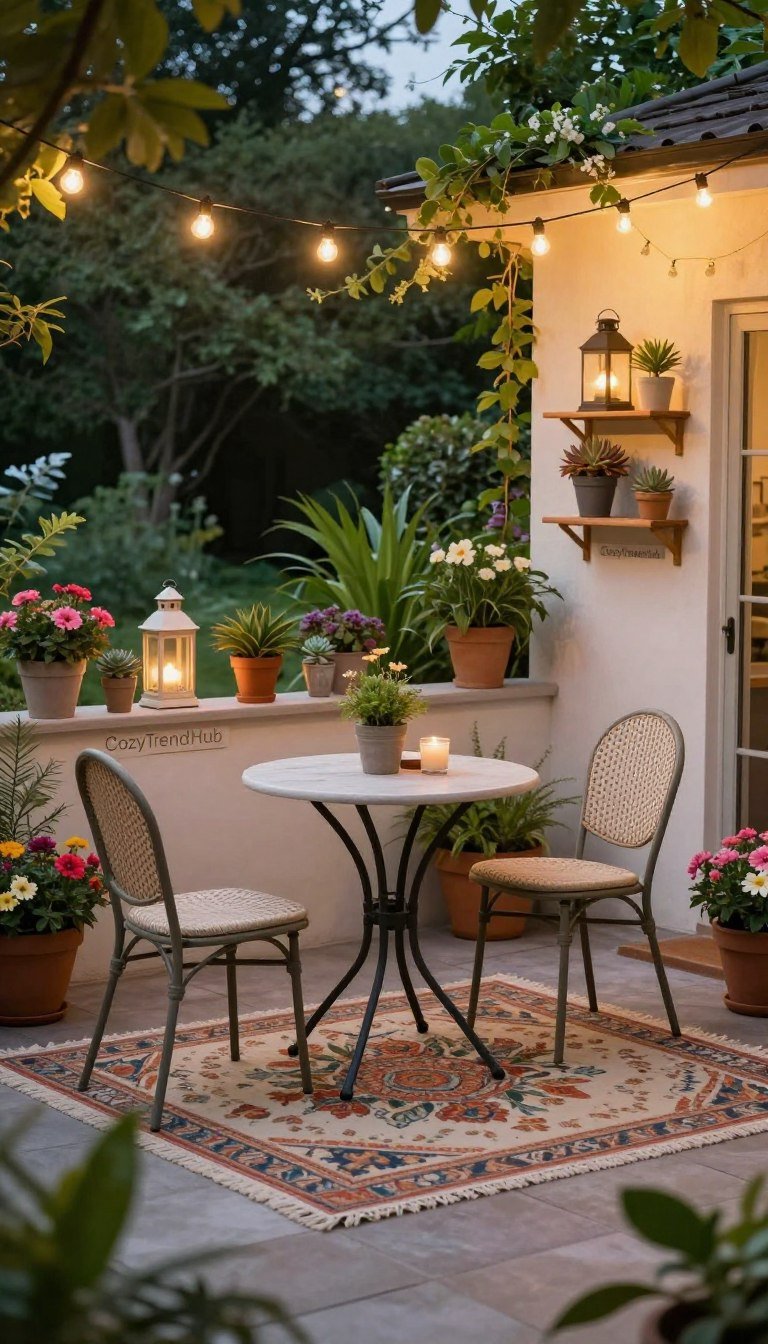 best outdoor decor for small patios