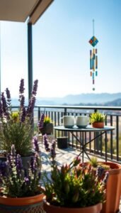 best outdoor decor for windy balconies