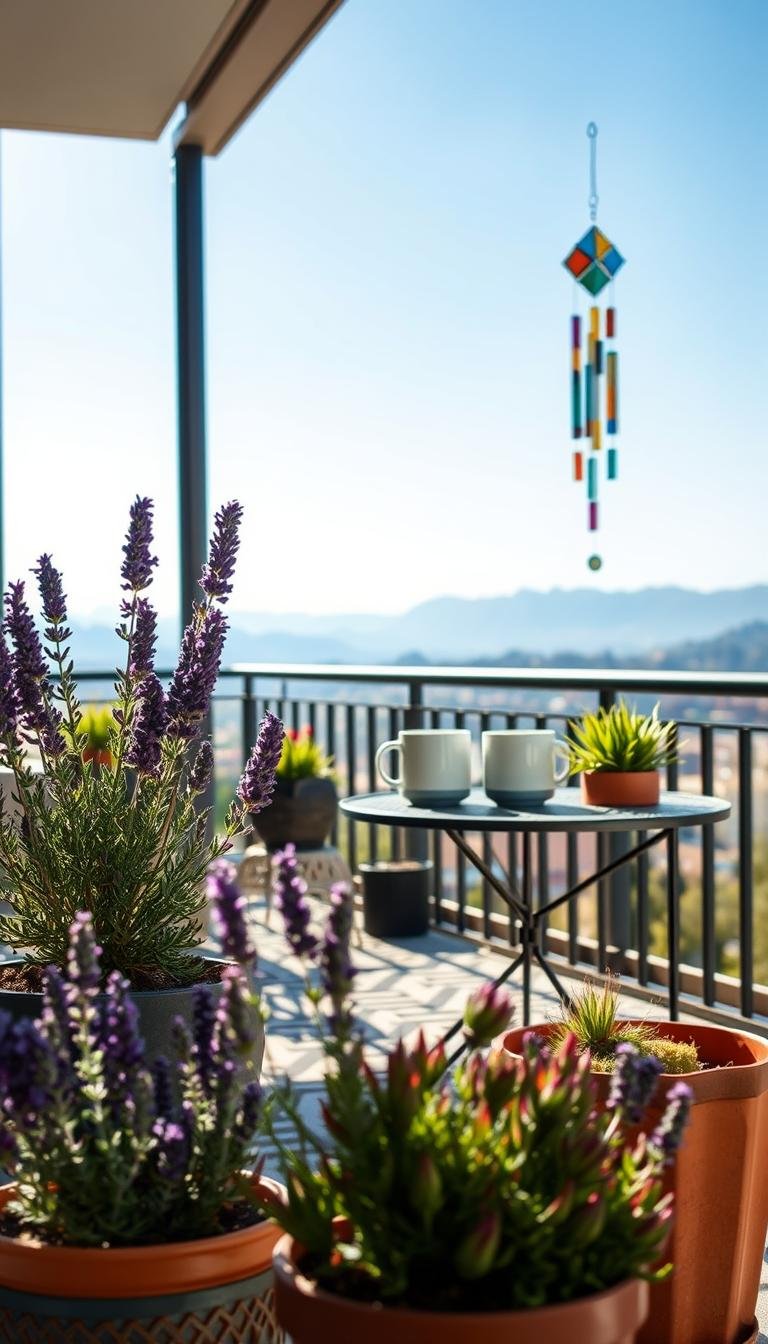 best outdoor decor for windy balconies