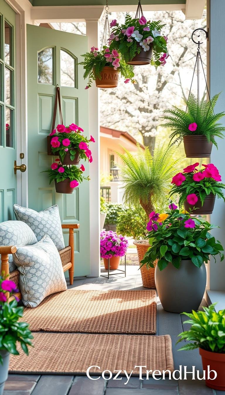 best spring entryway decor