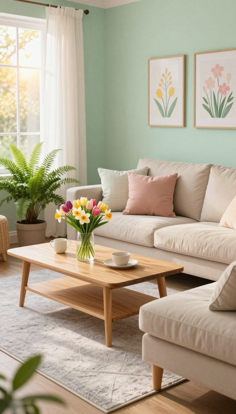 best spring living room decor