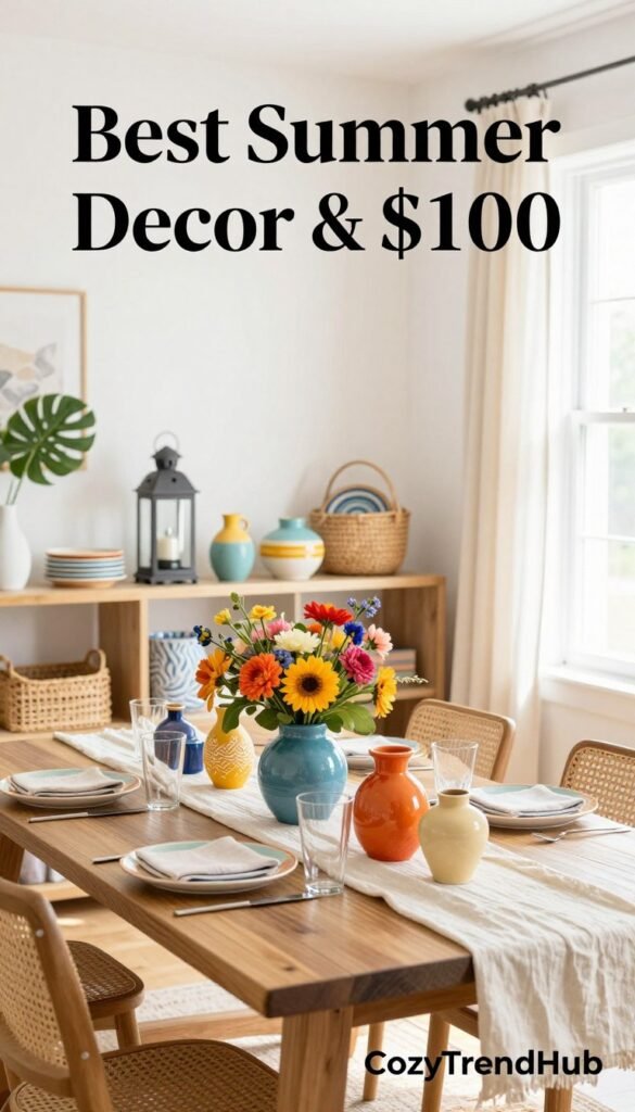 best summer decor under $100