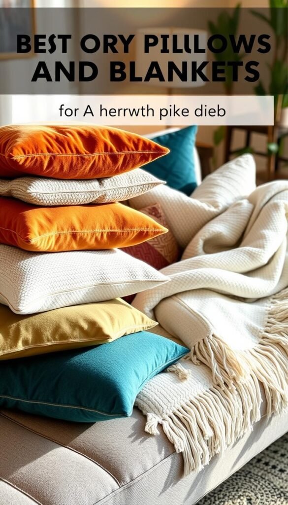 best throw pillows and blankets