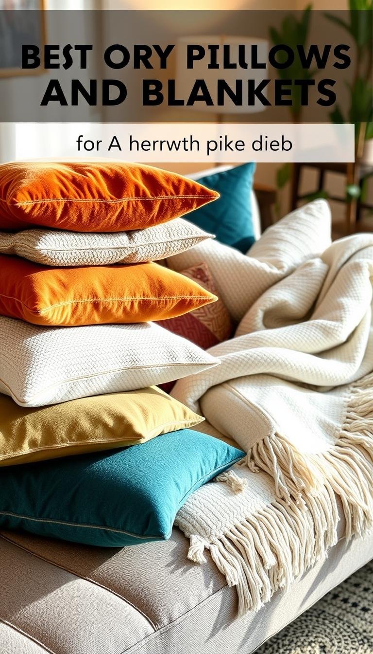 best throw pillows and blankets