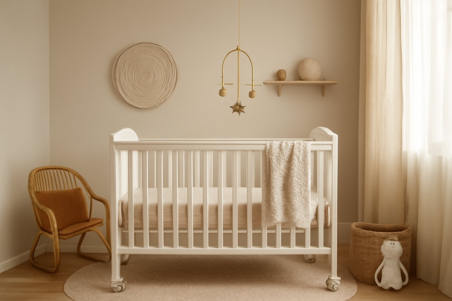 Babybetten mit Rollen für kleine Räume