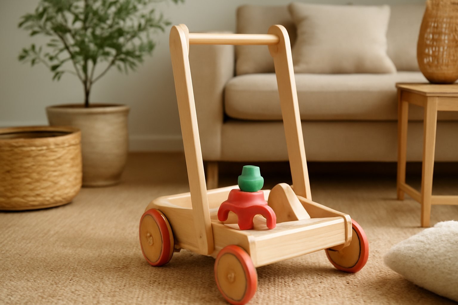 Warum ein Holz-Lauflernwagen die beste Wahl ist
