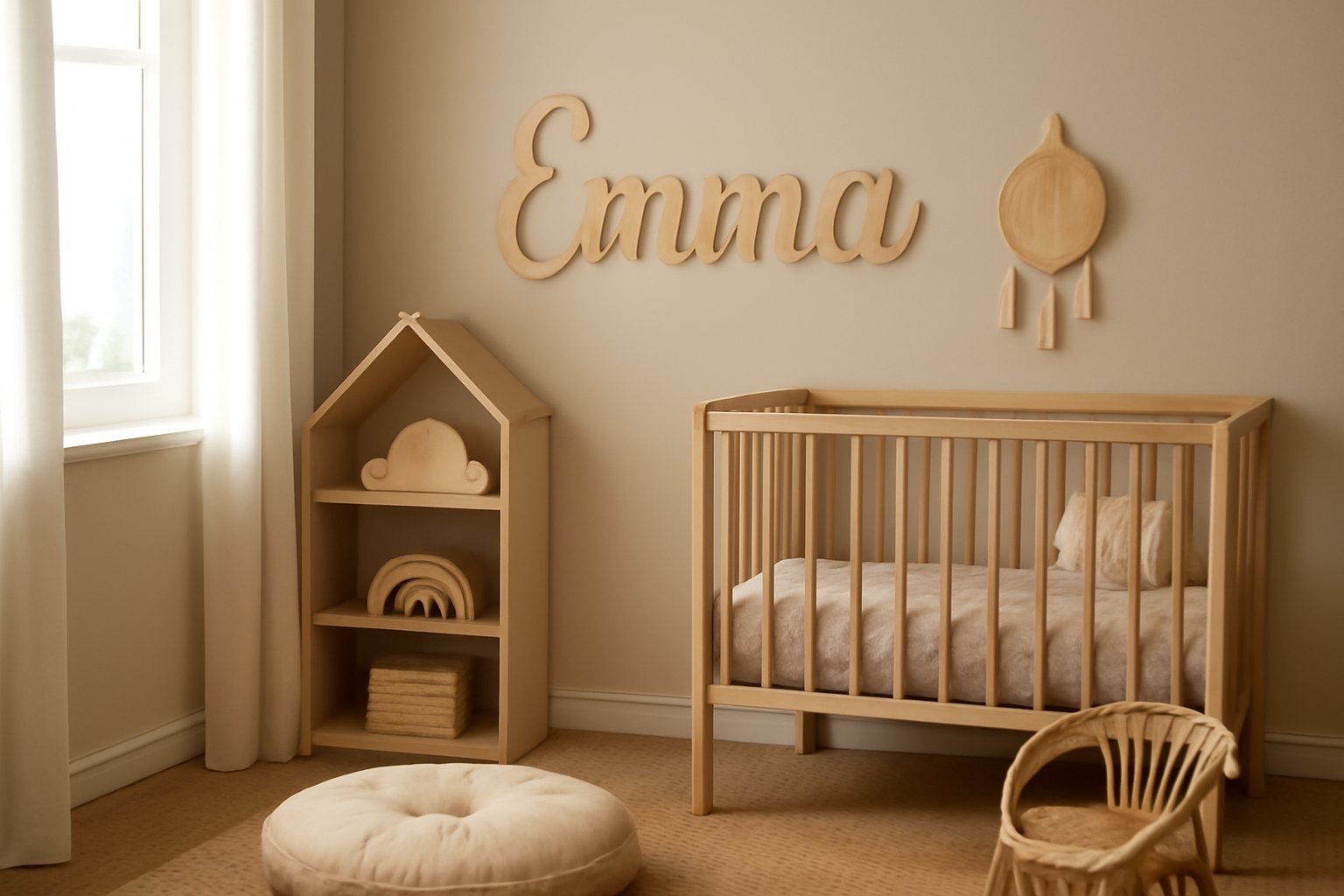 Gemütliche Textilien mit Namen für dein Kinderzimmer