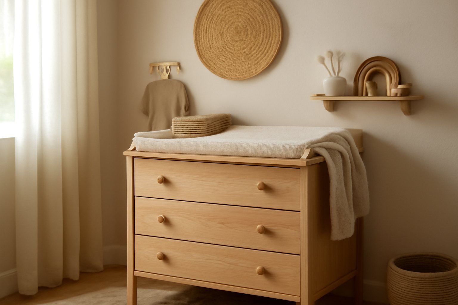 Wickelkommoden Holz für kleine Räume