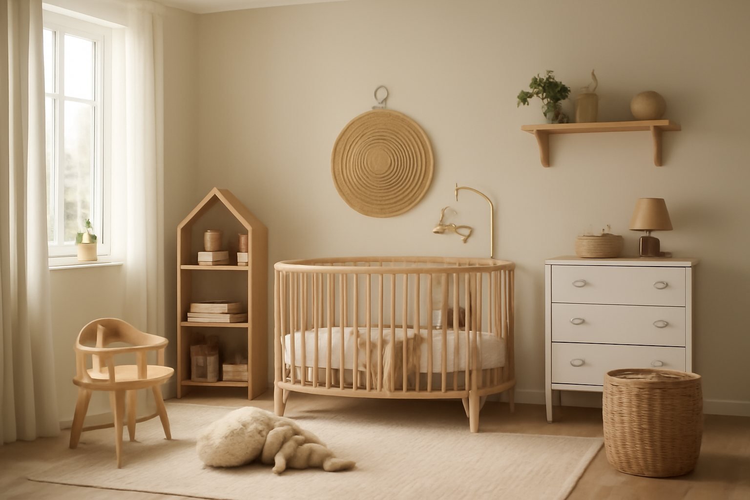Farben und Textilien für ein harmonisches Kinderzimmer