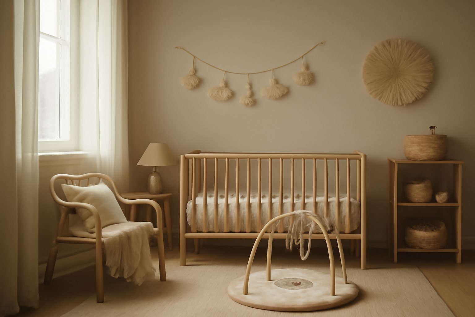 Diese Farben und Materialien machen das Babyzimmer lebendig