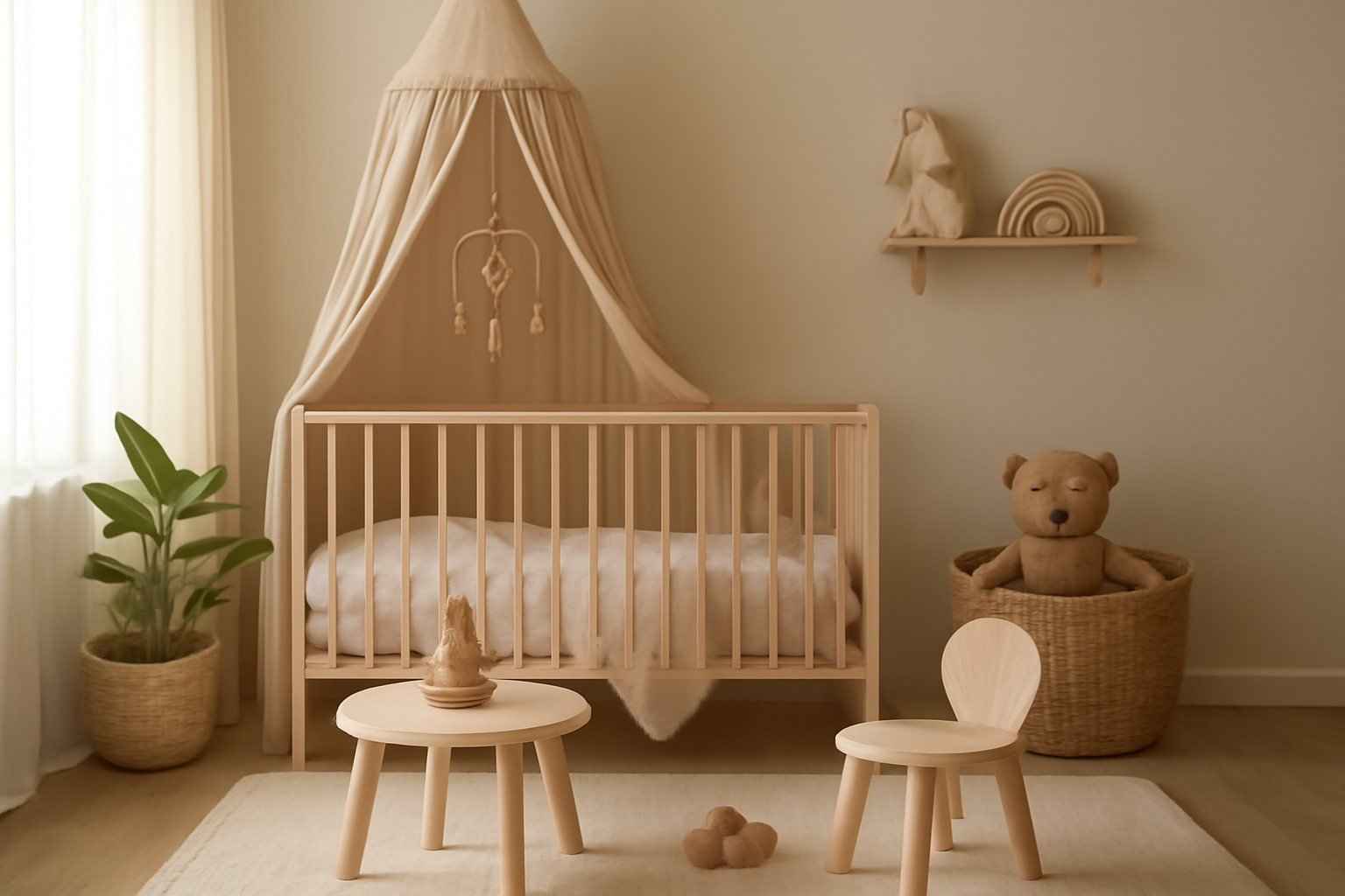 So schaffst du eine natürliche Atmosphäre im Kinderzimmer