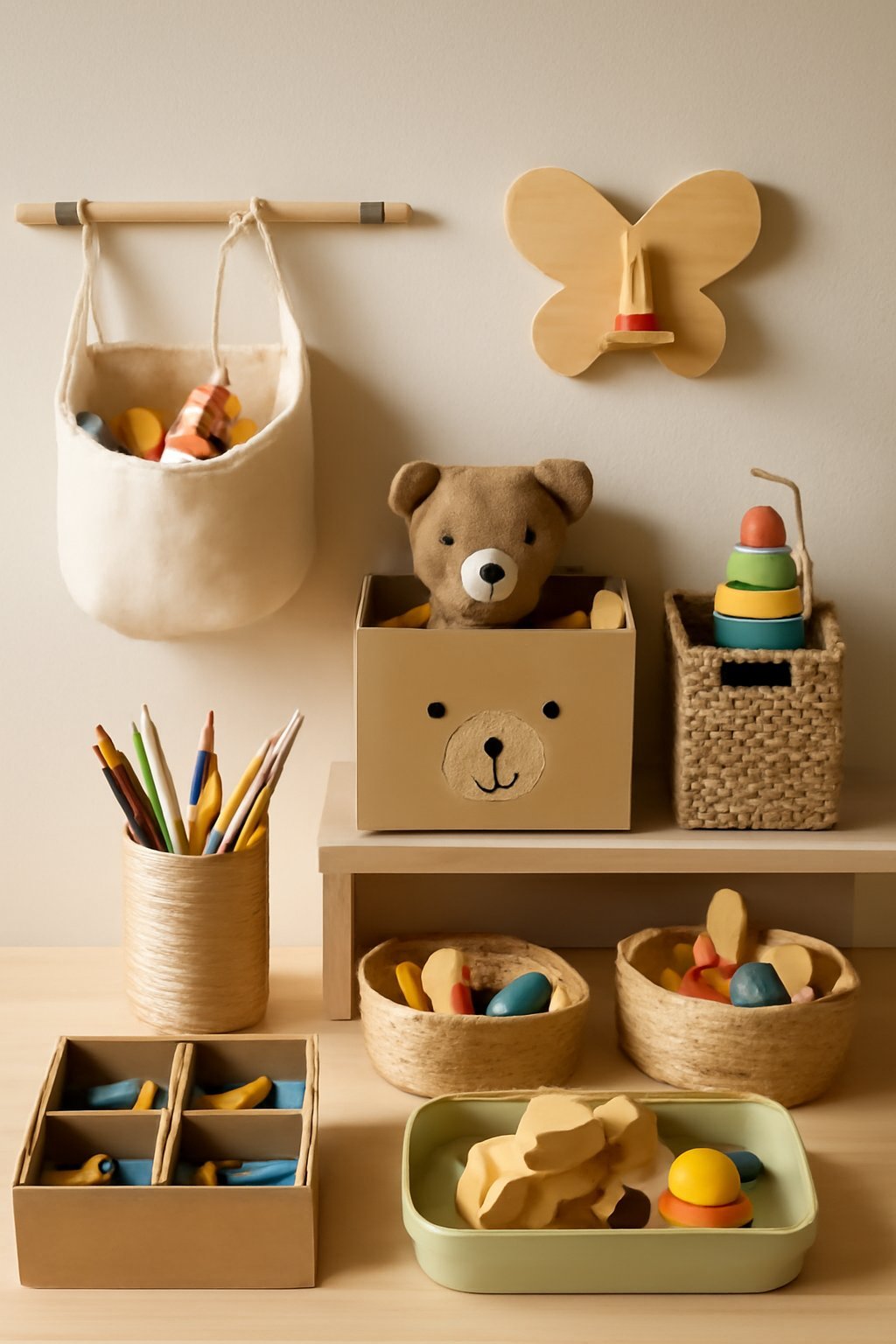 5 kreative Ideen für Spielzeug-Aufbewahrung Kinder DIY — Ideen Spielzeug-Aufbewahrung Kinder