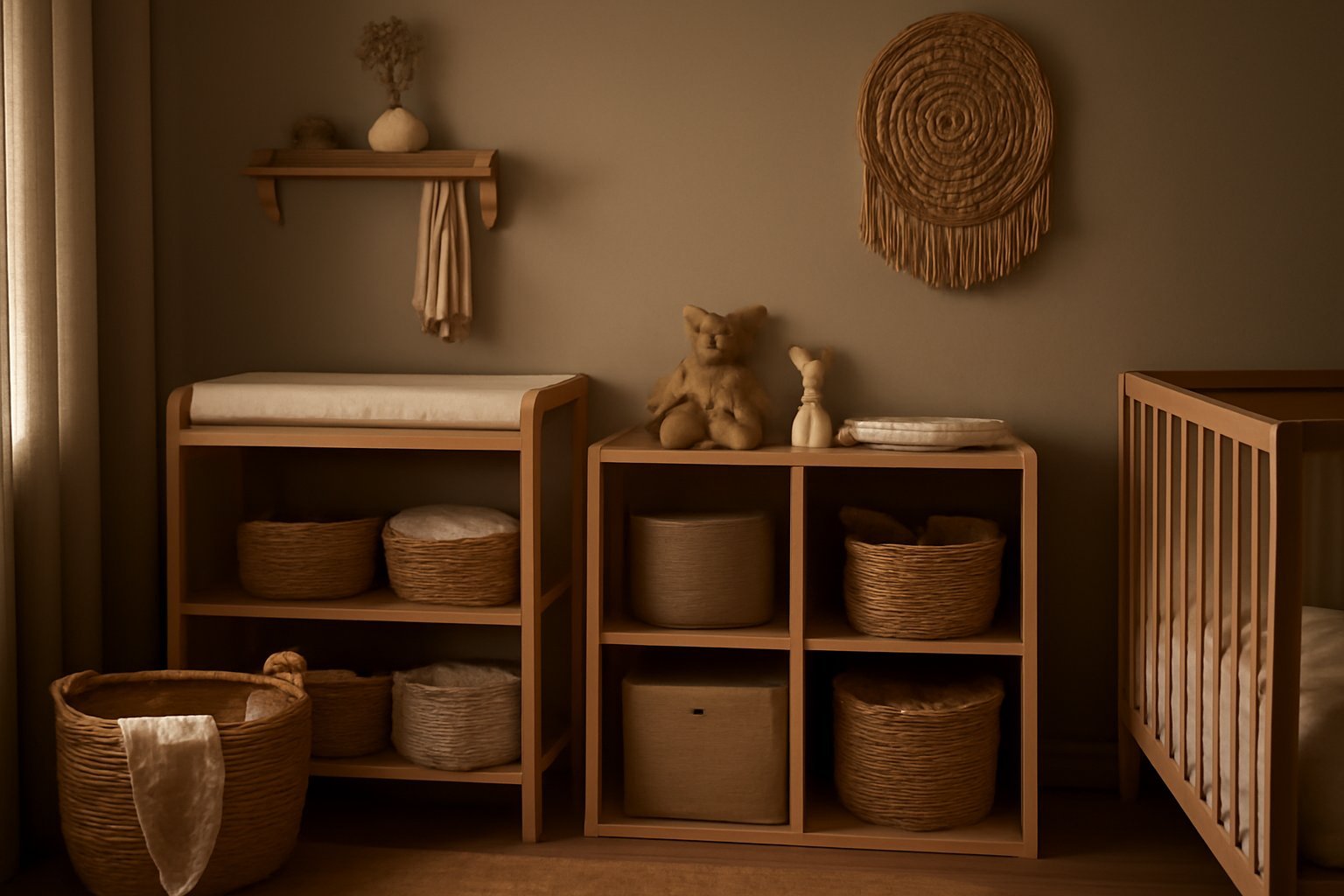 Praktische Aufbewahrungslösungen für Babyzimmer