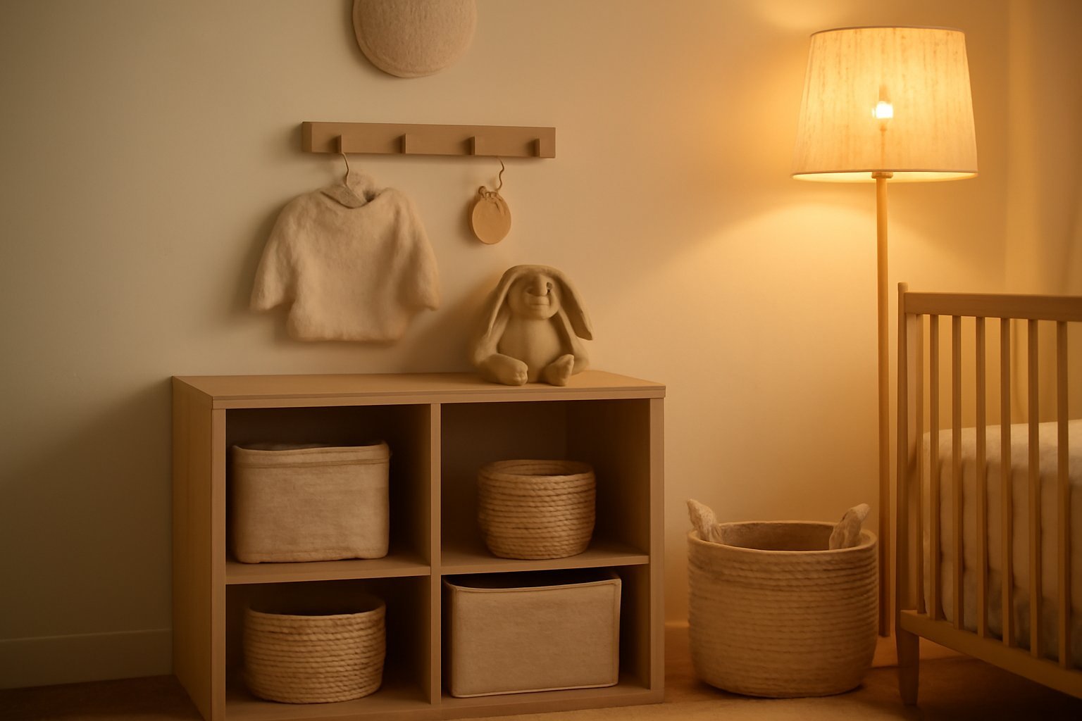 Praktische Aufbewahrungslösungen für Babyzimmer