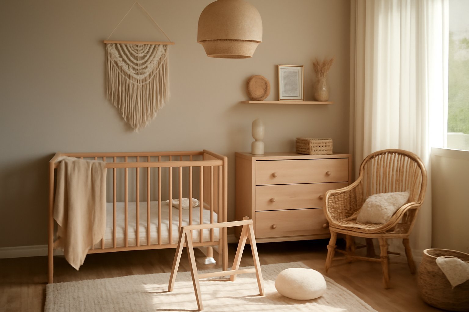 Farben und Dekoration für das Babyzimmer