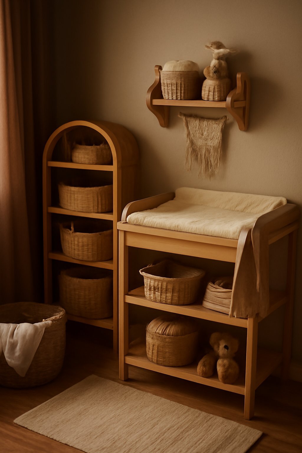 Praktische Aufbewahrungslösungen für das Babyzimmer