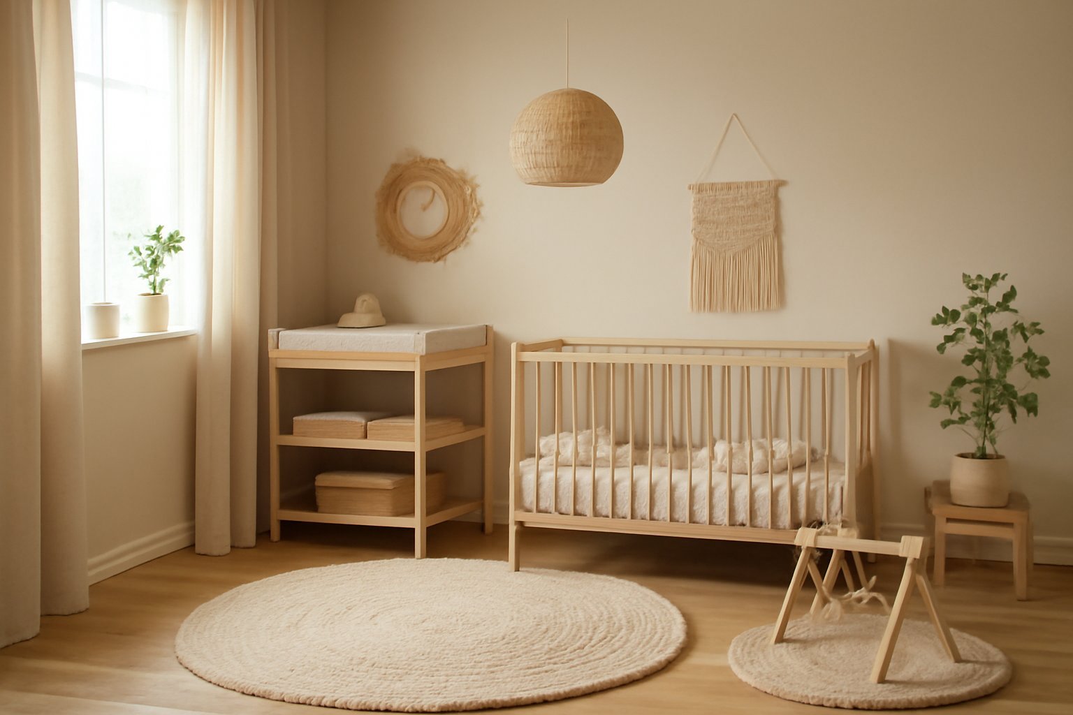 Sichere Einrichtung für das Babyzimmer