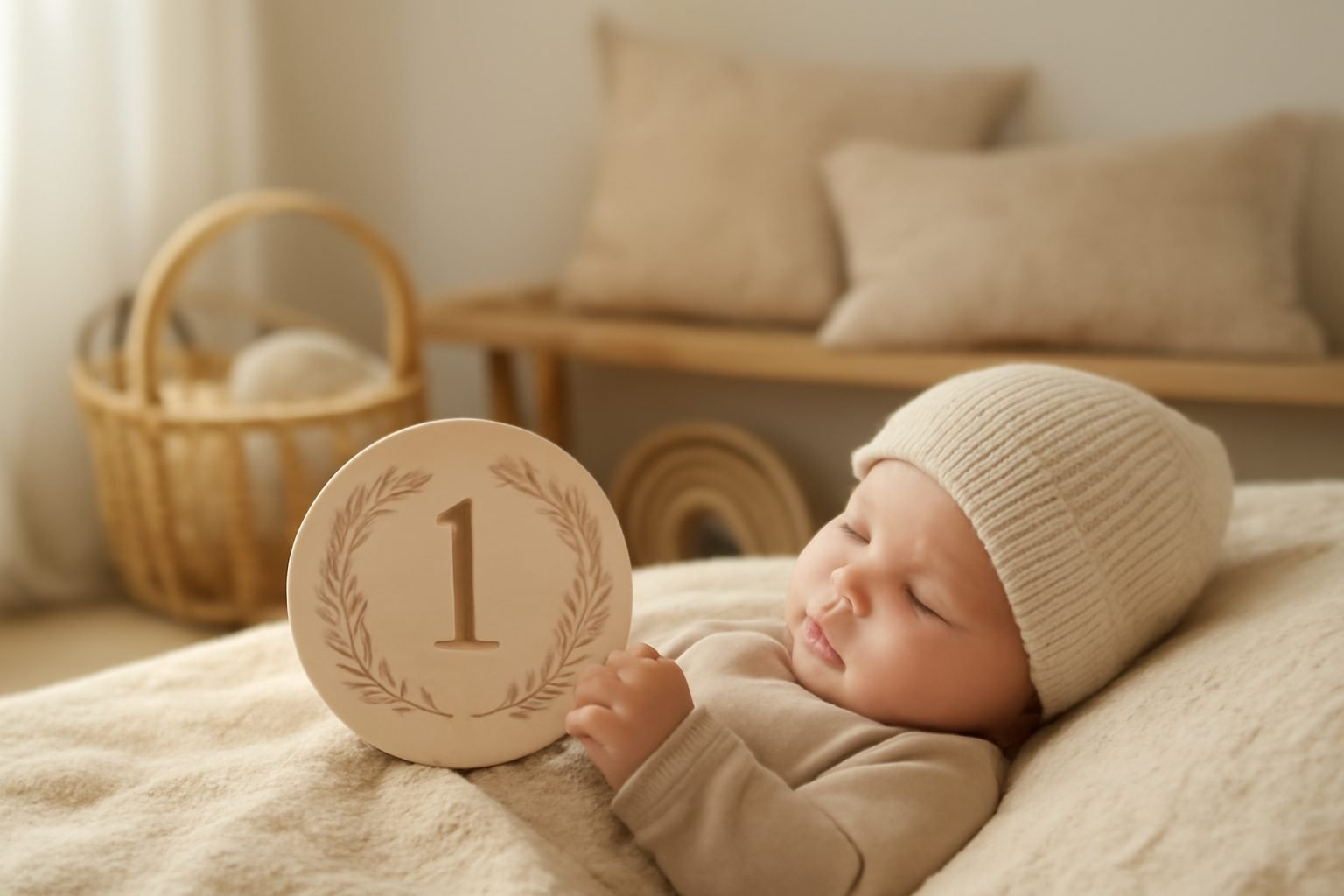 14 Baby Meilenstein Foto Neujahr Ideen, die inspirieren