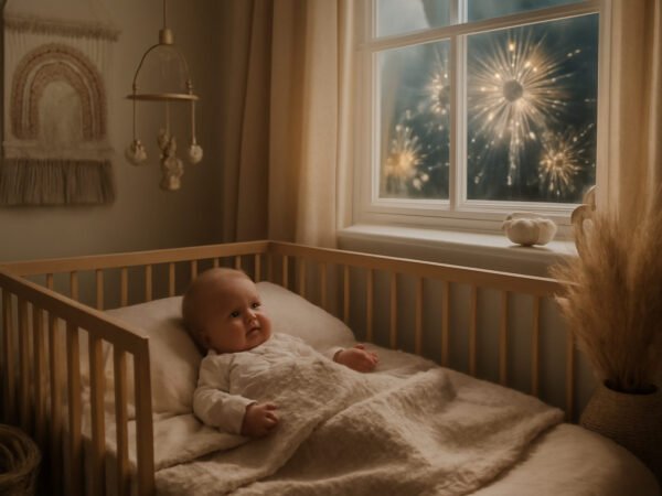 Baby Schläft nicht wegen Feuerwerk in 6 Schritten
