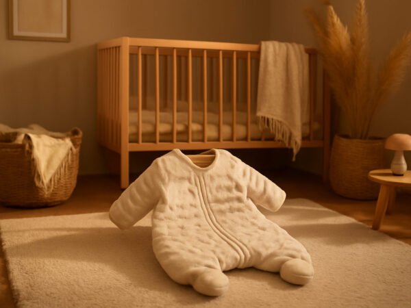Babyschlafsack mit Fuessen — der Weg zum Ergebnis