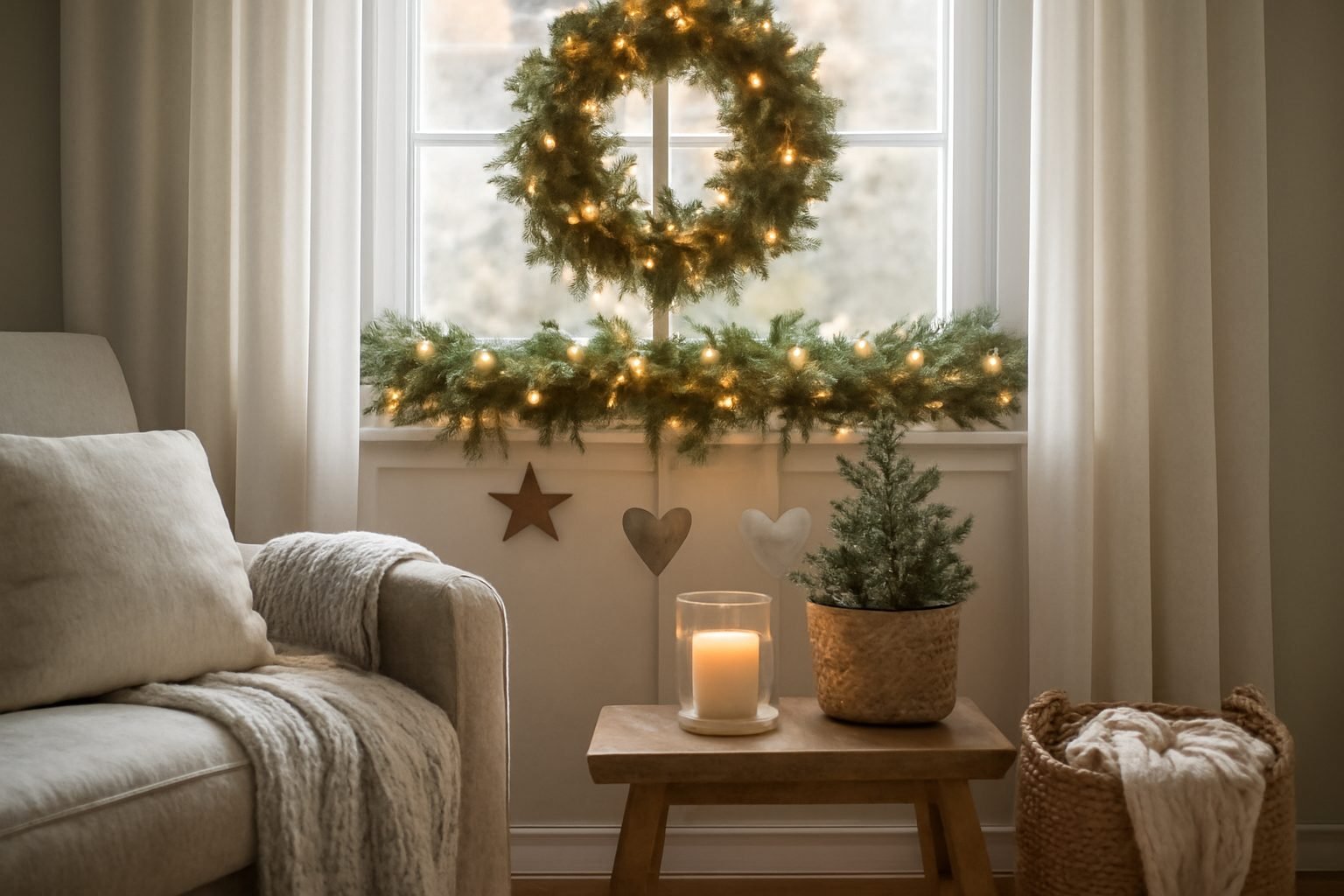 Fensterbilder Weihnachten selber machen ohne Vorkenntnisse