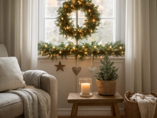 Fensterbilder Weihnachten selber machen ohne Vorkenntnisse
