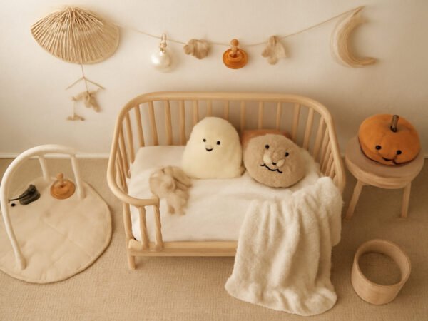 Halloween basteln Vorlagen fürs Babyzimmer in 6 Schritten