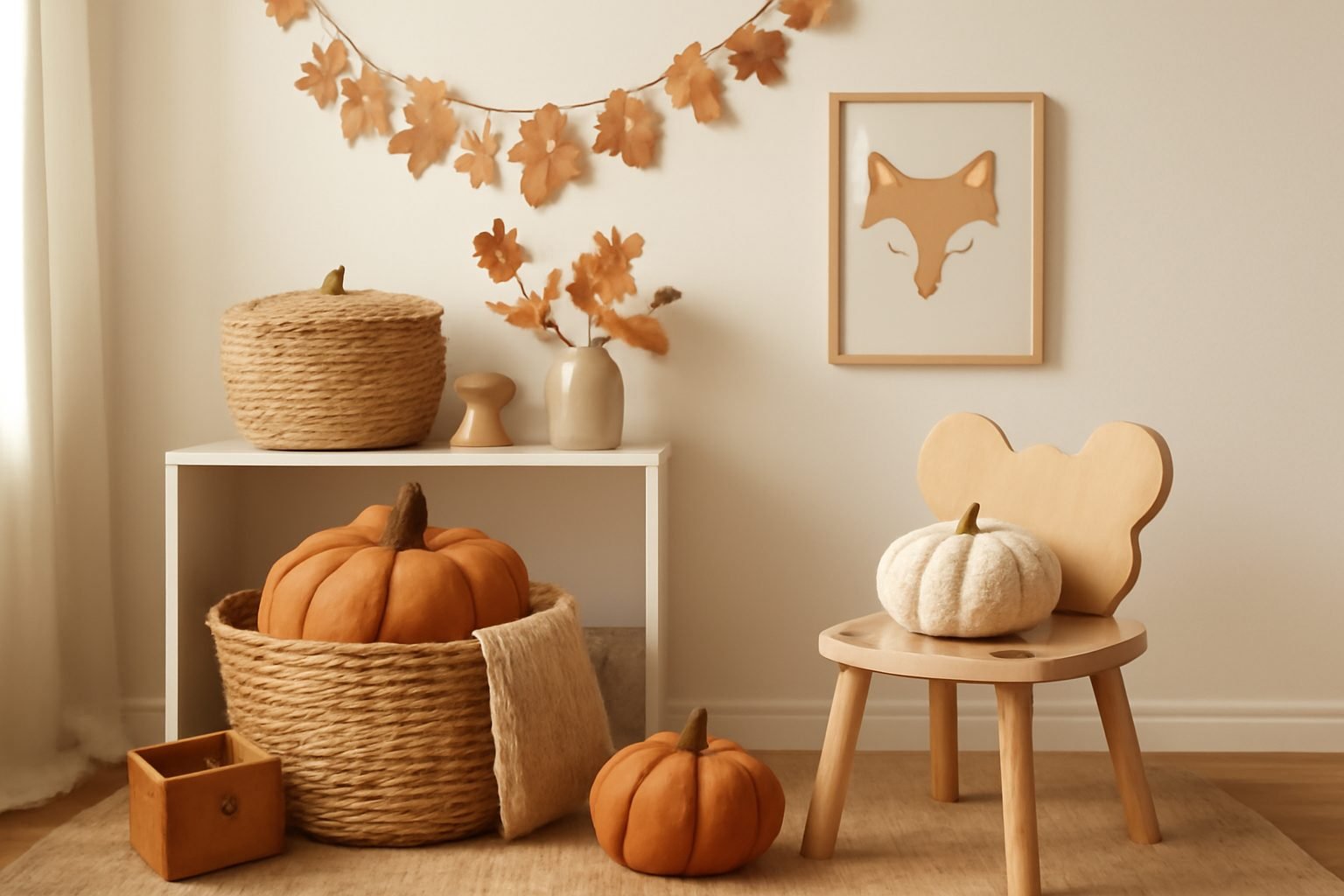 Herbstdeko basteln mit Baby — so geht es richtig