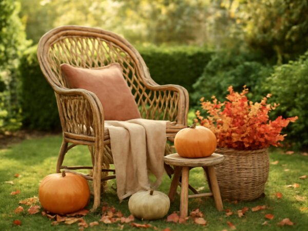 Herbstdeko draußen mit Baby — so geht es richtig