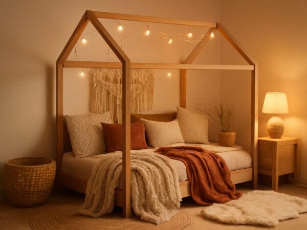 Kinderzimmer Ideen mit Hausbett — 14 einfache Varianten