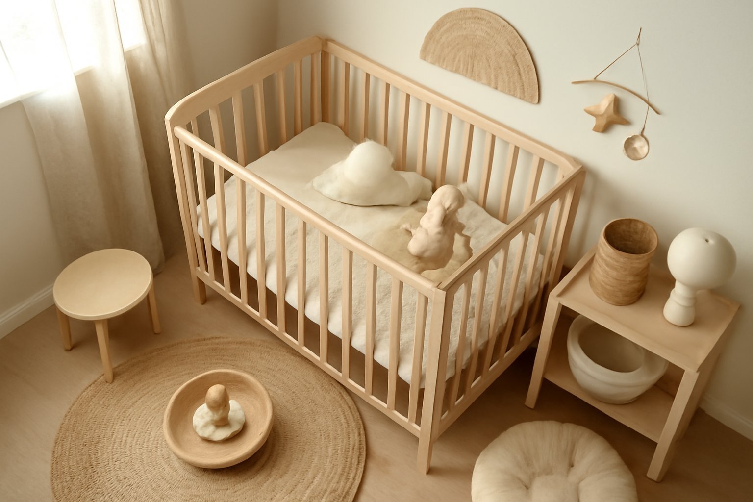 So schaffst du eine beruhigende Atmosphäre im Babyzimmer