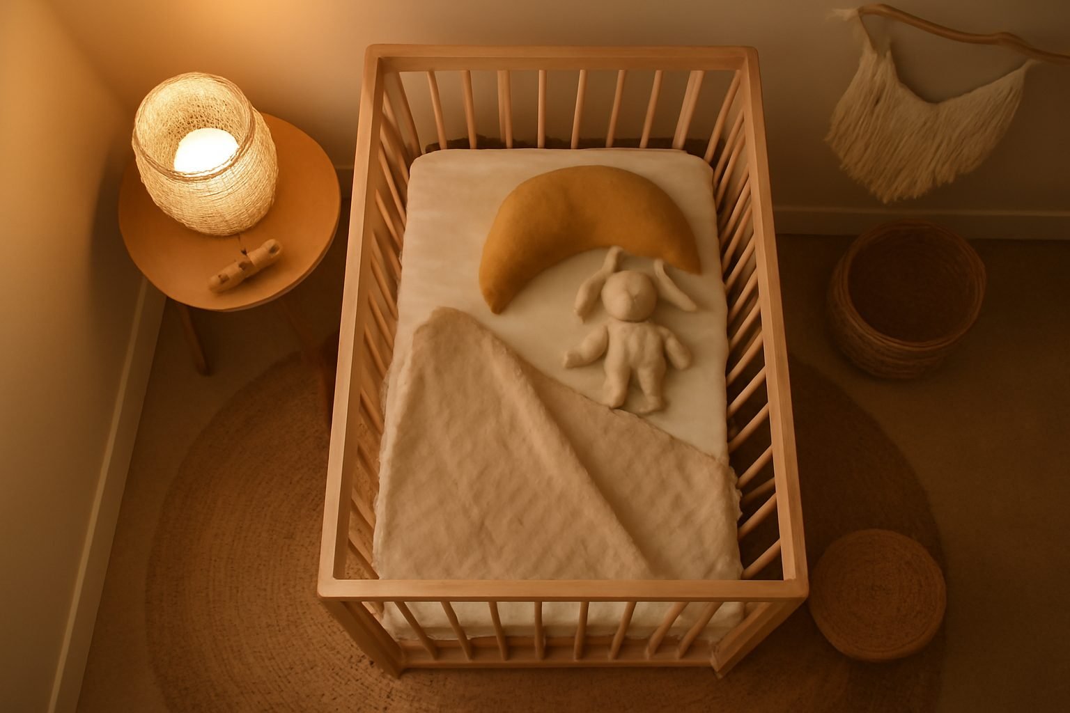 Sicherheitsprüfzeichen Babybett