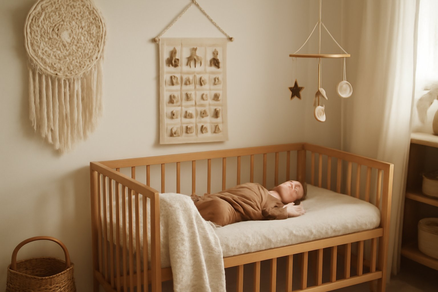 So schaffst du eine beruhigende Atmosphäre im Babyzimmer