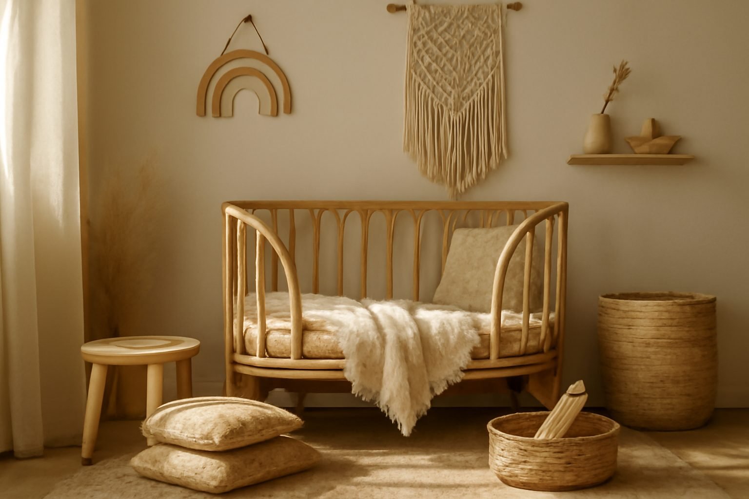 So schaffst du eine gemütliche Boho-Ecke im Babyzimmer