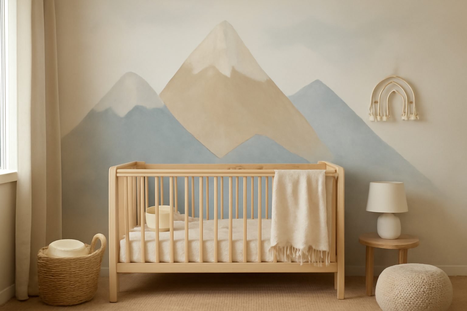 So schaffst du eine Berglandschaft für dein Kinderzimmer