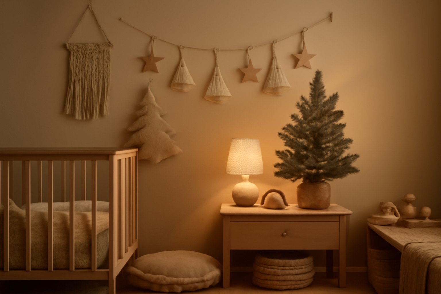 Diese festlichen DIY-Ideen für dein Babyzimmer