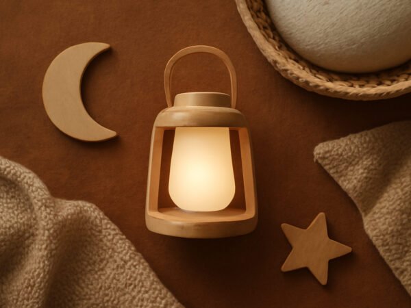 Laterne basteln Kindergarten fürs Babyzimmer in 6 Schritten