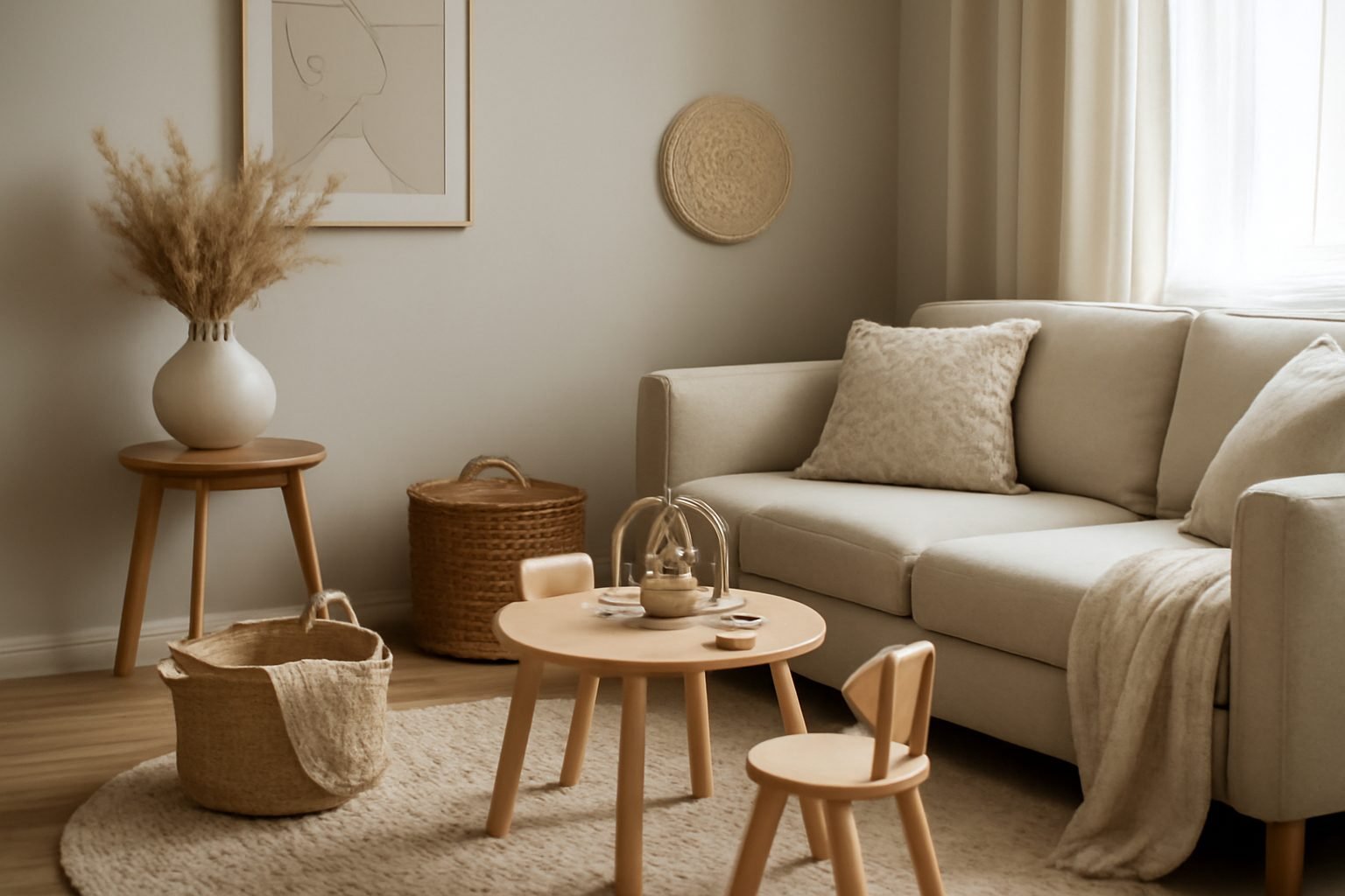 Spielecke Wohnzimmer einrichten — so geht es richtig