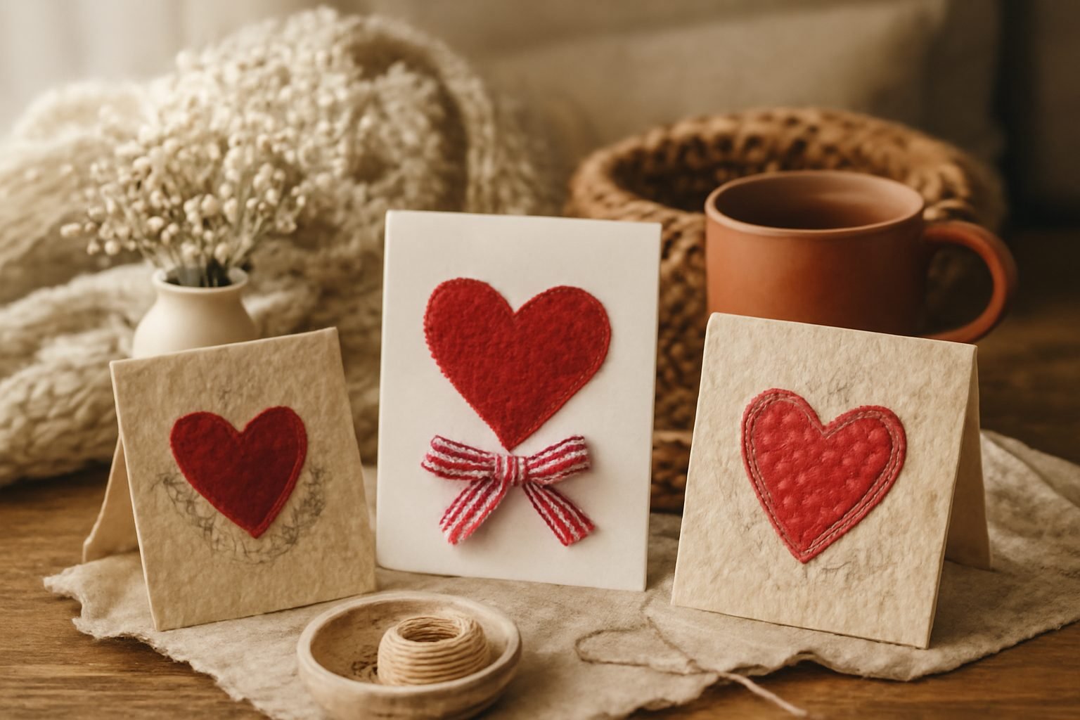 Valentinstag basteln mit Kleinkindern in 6 Schritten