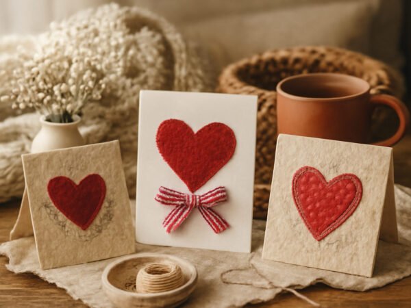 Valentinstag basteln mit Kleinkindern in 6 Schritten