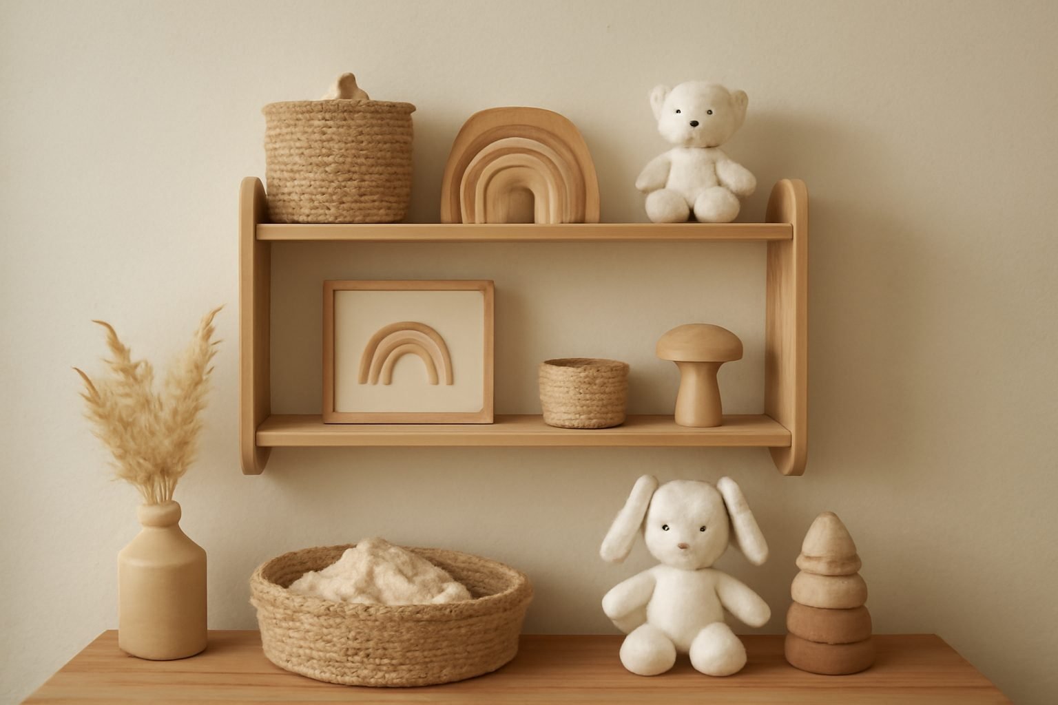 Weihnachten DIY Geschenke mit Baby — der Weg zum Ergebnis