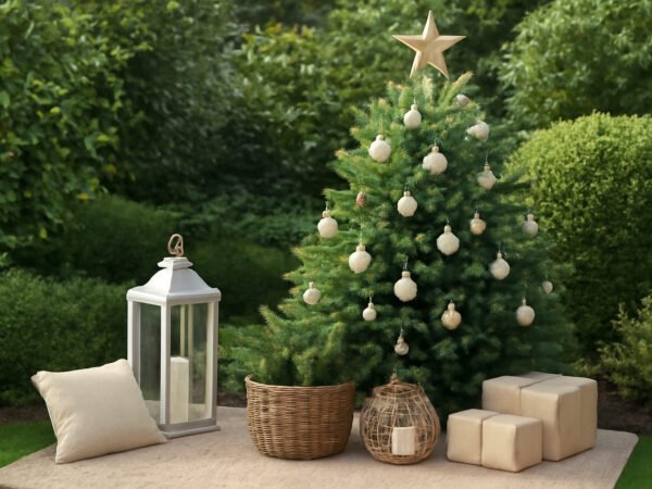Weihnachtsdeko außen mit Baby — passend für jeden Anlass
