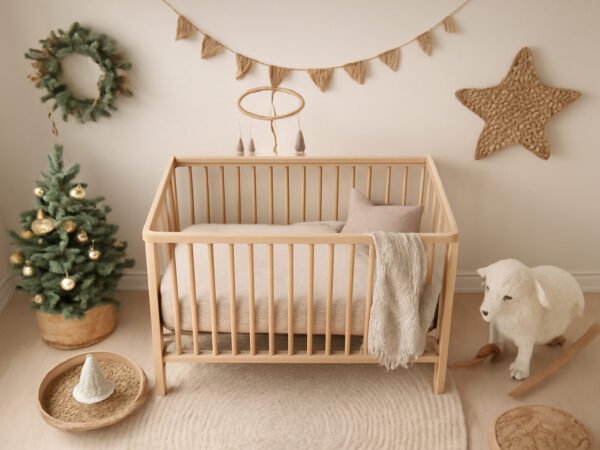 Weihnachtsdeko Ideen fürs Babyzimmer — 12 einfache Varianten